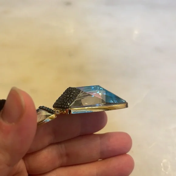 Swarovski large Crystal on rope pendant - Picture 9 of 13